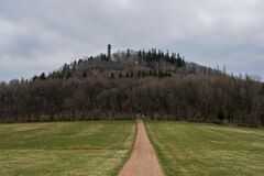 Geisingberg - krátký výlet na rozhlednu s nízkým zábradlím
