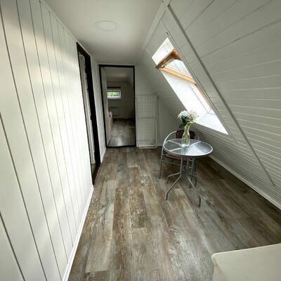 Prostor před horními pokoji