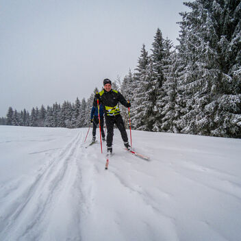 Na běžkách na Žebrácký roh